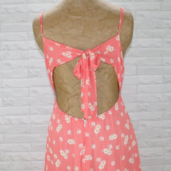 ILLA ILLA Coral Floral Midi Dress - Picture 5 of 15